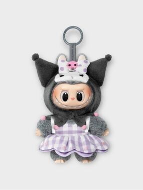 POP MART The Monsters x Hello Kitty and Friends Plush Pendant KUROMI Labubu